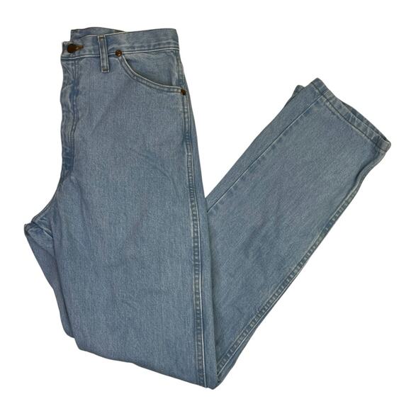 Wrangler Slim Fit Cowboy Cut Denim jeans light wash - 13 x 34 - Picture 3 of 11